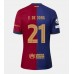 Barcelona Frenkie de Jong #21 Domácí Dres 2024-25 Krátkým Rukávem